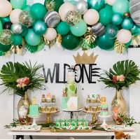 Jungle Theme Birthday Balloons Colorful Paper Transparent Baloon Gold Wedding Parti Supplies