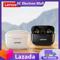 Lenovo หูฟังไร้สาย Xt90หูฟังบลูทูธ5.0 Tws,หูฟังกีฬาปุ่มสัมผัสที่อุดหูกันน้ำ Ipx5