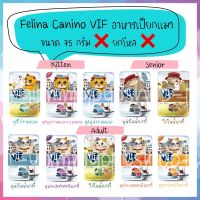 โรงงานขายตรง จัดส่งทันที ยกโหล 12 ซอง Felina Canino VIF อาหารเปียกแมว ชนิดซอง ขนาด 75 กรัม