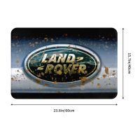 *พร้อมส่ง พรมเช็ดเท้า ผ้าสักหลาด ลายโลโก้ Land rover กันลื่น ดูดซับน้ํา แห้งเร็ว 16x24 นิ้ว สําหรับห้องน้ํา ห้องนั่งเล่น โซฟา ห้องนอน