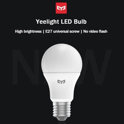 【Worth-Buy】 Yeelight E27หลอดไฟ Led E27 9W,โคมไฟ Led สีขาว6500K โคมไฟสำหรับห้องนอนสูงห้องครัวโรงรถ