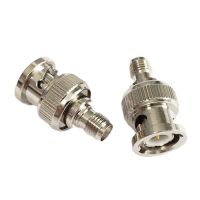 1pc SMA Female Jack Switch BNC Male Plug RF Coax Adapter Connector Straight Type Wholesale Price New Electrical Connectors