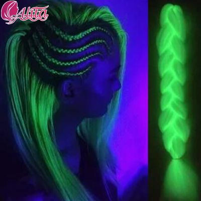 Synthetic Crochet Hair 24inch 100g Braids Braiding In The Glowing