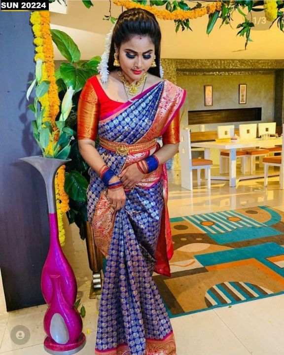 Pure Silk Kanchipuram Saree - Women Clothing Store (online)