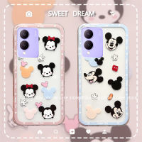 ใหม่ เคสโทรศัพท์ Phone Case VIVO Y17s VIVOY17s เคสโทรศัพท Ins ยอดนิยมลายการ์ตูนน่ารักแฟชั่นคู่เคสบางป้องกันการตกกรอบด้านหลังซิลิโคนนิ่ม Cover 2023