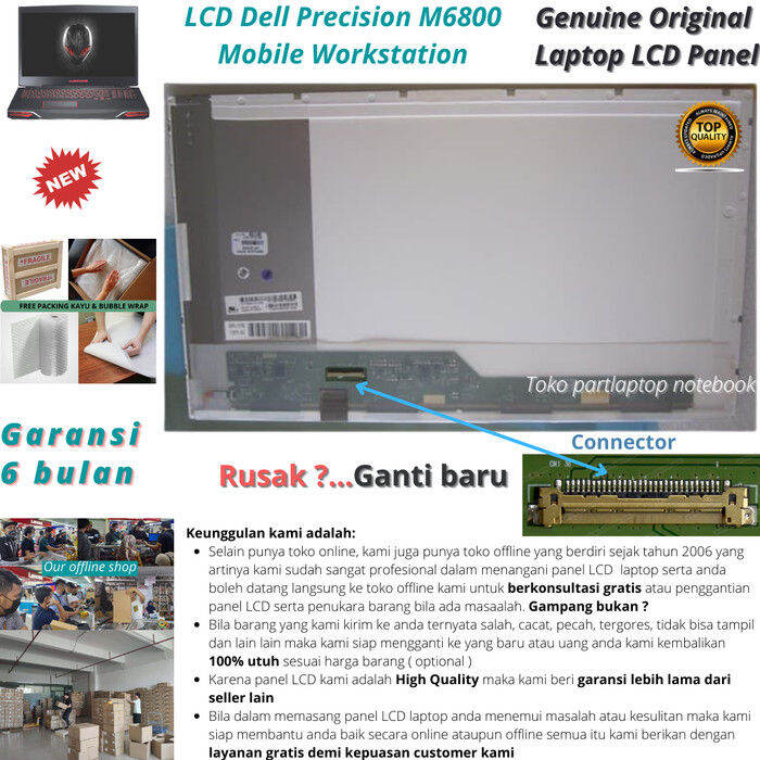 LCD Dell Precision M6800 Mobile Workstation new original Lazada Indonesia