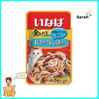 อาหารเปียกแมว INABA รสทูน่าเนื้อขาวและเนื้อแดงหน้าปลาข้าวสารในเยลลี่ 60 ก.WET CAT FOOD INABA WHITE AND RED TUNA TOPPED WITH SHIRASU IN JELLY 60G **สอบถามเพิ่มเติมได้จ้า**