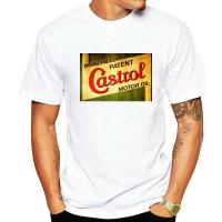 Castrol Motor Leomec nica Trabalho Grfico Camisa De Manga Curta 100% cotton T-shirt