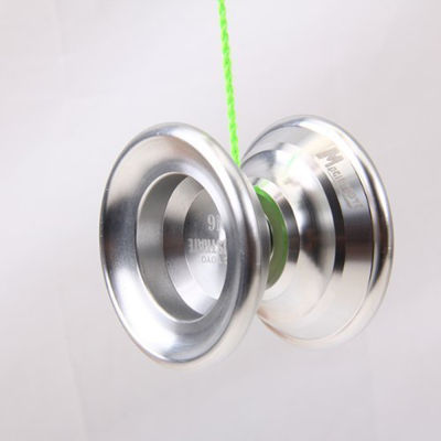 EBOYU ใหม่รุ่น Magic YoYo N6 เงินอลูมิเนียม Professional Alloy YoYo Ball ของขวัญของเล่นสำหรับเด็ก-zptcm3861