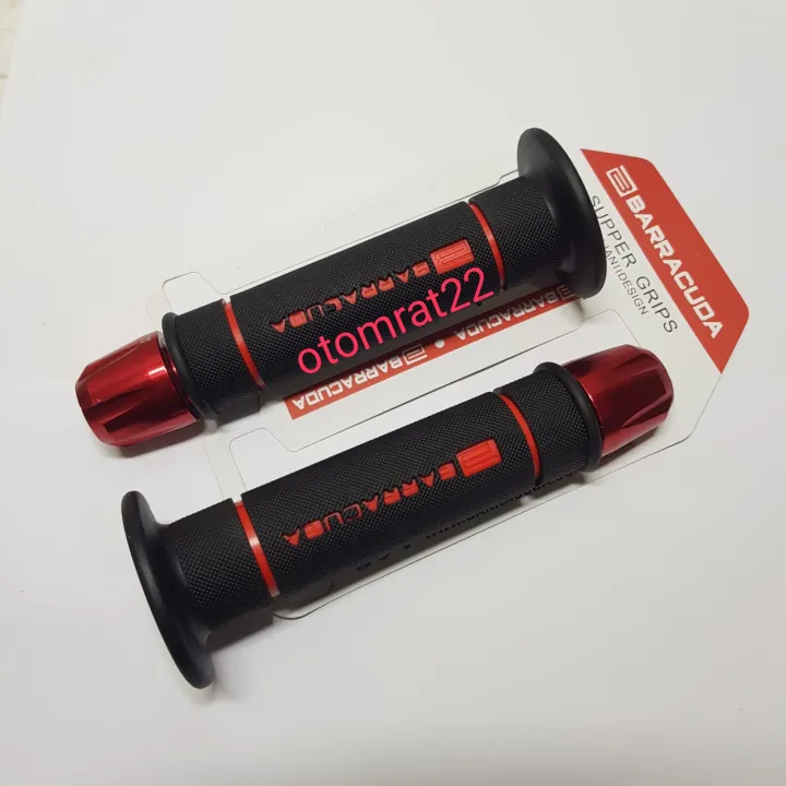 handgrip barracuda italy plus jalu stang chrome universal semua motor