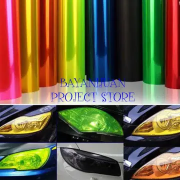 30x150cm Light Smoke Black Car Headlight Tail Light Tint Film