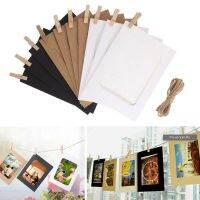 ❡❏❡ 10PCS DIY Paper Photo Frame Wooden Clip Paper Picture Holder Wall Decoration 2023 New Fashion Home Decoration For Bed Room