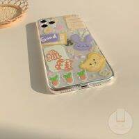 Casing Xiaomi Redmi 9 9T 9C NFC Redmi Note 9 8 10 10s 10pro Max Plus Xiaomi POCO X3 NFC POCO M3 Xiaomi POCO X3 Pro Ins Color Transparent Rabbit Graffiti Clear Soft TPU Back Cover Flower