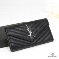 NEW YSL SARAH LONG BLACK CHEVRON SHW