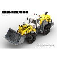 Liebherr ของเล่นตัวต่อโมเดลบล็อคก่อสร้าง L586สำหรับเป็นของขวัญ MOC-60873สำหรับเด็ก