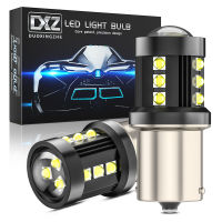 DXZ 2ชิ้น1156 S25 BA15S P21W 1157 T15 T20 LED C An BUS 15SMD 1200LM 12โวลต์7440 3157รถเลี้ยวย้อนกลับไฟเบรกเลนหลอดไฟ