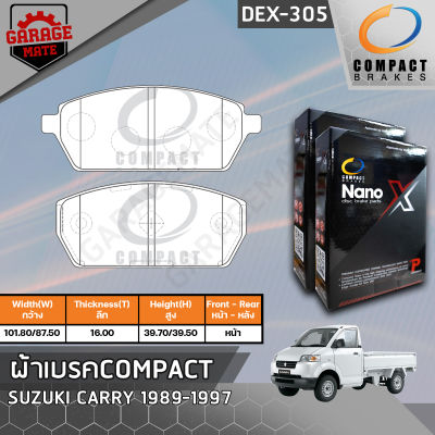 COMPACT ผ้าเบรคหน้า SUZUKI CARRY 1989-1997 รหัส 305