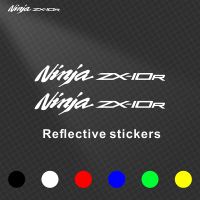 Reflective Motorcycle Kawasaki Stickers Water Proof Tank Logo Set Emblem Decals For Kawasaki Ninja-ZX10R Decals  Emblems