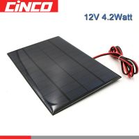 12 V 4.2W Poly Panel Solar monocrystalline Silicon DIY Battery 12VDC Power Charge Module Mini Solar Cell toy