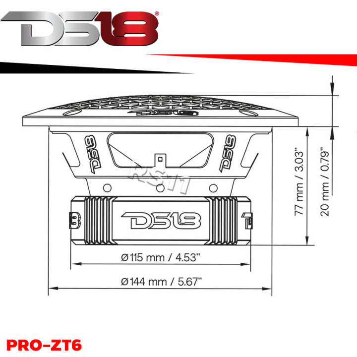 ds18-รุ่น-pro-zt6-ลำโพงเสียงกลาง6-5นิ้ว2ทาง-เฟสปลั๊กbullet-tweeterเสียงกลางเสียงดีกลางชัดแหลมพุ่ง-450-วัตต์-ราคาต่อดอก