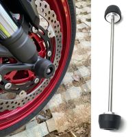 ♠ For Kawasaki Z250 Z400 Z650 Z750 Z900 Ninja 250 400 ZX-6R ZX-10R Front Wheel Fork Axle Sliders Cap Crash Protector