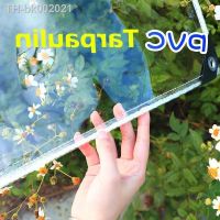 ▼☏✘ Thickened Outdoor Transparent PVC Tarpaulin Rainproof Cloth Garden Pergola Clear Tarp Plant Shed Protection Tarpaulin Rain Cover