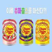 ?Import Item? 츄파춥스 스파클링 โซดารสจูปาจุ๊ปส์ Chupa Chups Sparkling Soda 345mlStrawberry and Cream