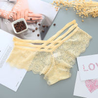 Lace Panties Womens Briefs Transparent Underwear Sexy Soft Solid Panty Female Low Waist Hollow Out Lingerie