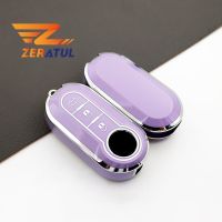 【LZ】№  TPU carro flip chave para Citroen Shell Fob Peugeot Boxer Fiat 500 Ducato Panda Punto Lancia Musa TPU