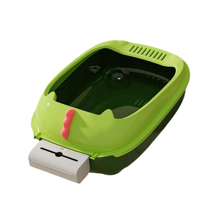 CCWonder Pet Litter Tray Potty Toilet Cage Open Top Cat Litter Box for Hamsters Kitty Lazada PH