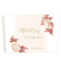 สมุดเซ็นอวยพรสมุดประสาทพร Wedding Celebration ขนาดA4 พร้อมส่ง