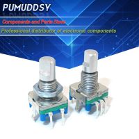 5PCS Half axis rotary encoder, handle length 15mm code switch/EC11/ digital potentiometer with switch 5Pin WATTY Electronics