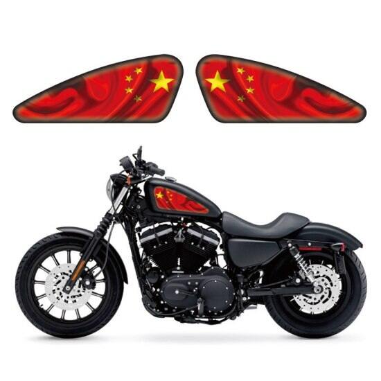 Bình xăng xe máy decal 3d nhãn dán cho harley sportster xl 883 1200 48 - ảnh sản phẩm 7