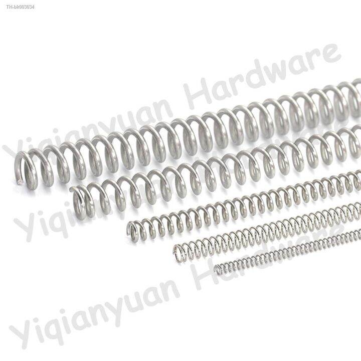 2pcs-wire-diameter-0-8mm-sus304-stainless-steel-compression-spring-free-length-300mm-od-5mm-16mm-ultra-long-pressure-spring