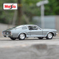 Maisto 1:24 1967ฟอร์ดมัสแตง GT ล้อแม็กรถสปอร์ตรุ่นจำลอง D Iecast โลหะของเล่นรถแข่งของสะสมเด็กของขวัญวันเกิด