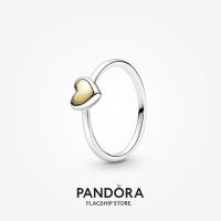 Official Store Pandora Domed Golden Heart Ring