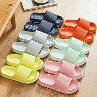 【CW】 Thick Platform Bathroom Home Slippers Women Fashion Soft Sole EVA Indoor Slides Woman Sandals 2022 Summer Non slip Flip Flops