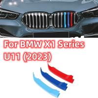 สำหรับ BMW X1 Series U11 2023รถ3D M จัดแต่งทรงผมกระจังหน้าตัดกันชนปกแถบสติกเกอร์ภายนอกอุปกรณ์เสริมในรถยนต์ตกแต่ง