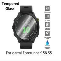 2Pcs 9H Premium Tempered Glass For Garmin Forerunner158 55 Smartwatch Screen HD/Scratch Resistant Protector Film Accessories