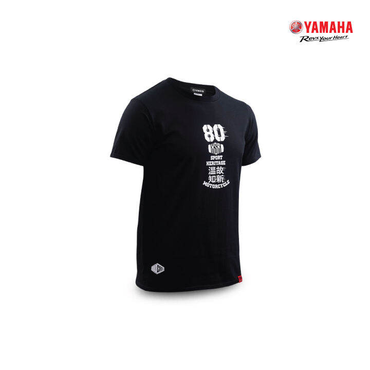 yamaha-เสื้อยืดคอกลม-8080-collection-ปี-2020-สีดำ