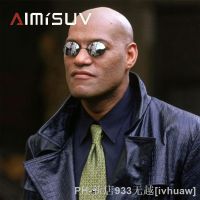 hot【DT】✇☽☜  AIMISUV Round Rimless Sunglasses Men Mens Classic Clamp Glasses  Frameless Brand Design UV400