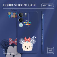 Orico เคสสำหรับ Apple 15 Plus 15 Pro 15 Pro Max Vivo V29 5G เคสโทรศัพท์ดีไซน์ลายการ์ตูนมินนี่เมาส์ขอบสี่เหลี่ยมปลอกซิลิโคนน้ำคลุมทั้งหมดเคสกล้อง