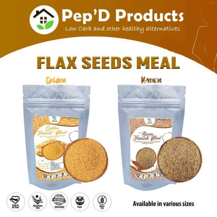 Flax Seeds Meal (Ground) Organic Keto Low Carb Lazada PH