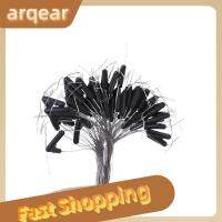 ARQEAR529453เครื่องมือผูกเหยื่อปลอมตะขอคู่ถั่วอวกาศ50ชิ้นอุปกรณ์ตัวสัมผัสแยกช่องว่างเอ็นตกปลาแปดแบบ