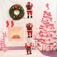 BINGHEI ต้นคริสต์มาส สร้างสรรค์ ตุ๊กตา ปีใหม่ คริสต์มาส ตกแต่งคริสต์มาส ซานตาคลอส เครื่องประดับแขวน ของขวัญสำหรับเด็ก