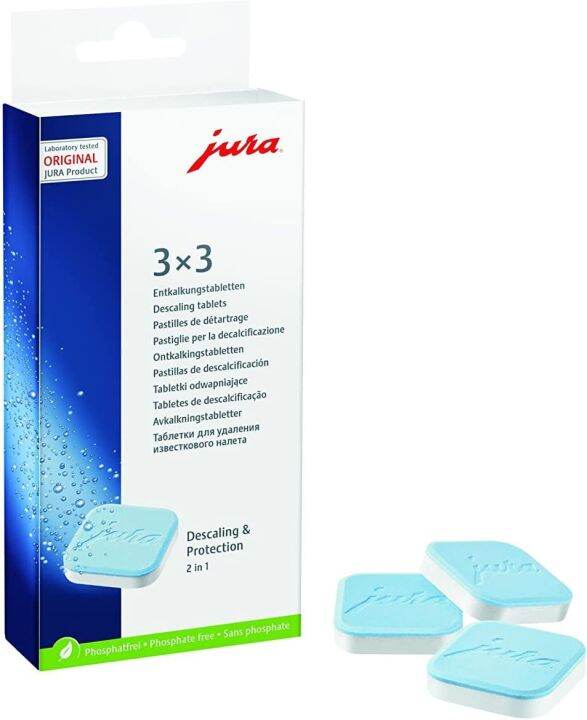 Jura 61848 Decalcifying, Descaling Tablets for Coffee Machines (9