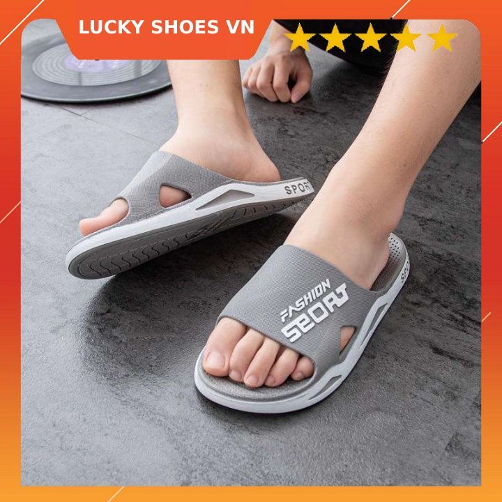 Dép Nữ Nam đế thơm siêu êm 3 màu cao cấp chất đẹp [H64] LUCKY SHOES VN |  