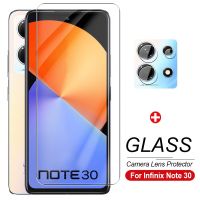 กระจกปกป้องหน้าจอเลนส์กล้องถ่ายรูปสำหรับ Infinix Note 30 Pro Note30 30Pro 30i ร้อน Hot30i เกราะป้องกันฟิล์มกระจกเทมเปอร์นิรภัย