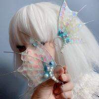 กันน้ำเมอร์เมดหูอุปกรณ์เสริมสำหรับผู้หญิงฮาโลวีนวิญญาณคอสเพลย์ Pixie นางฟ้า H Eadwear เอลฟ์ผ้าโพกศีรษะอุปกรณ์ถ่ายภาพ