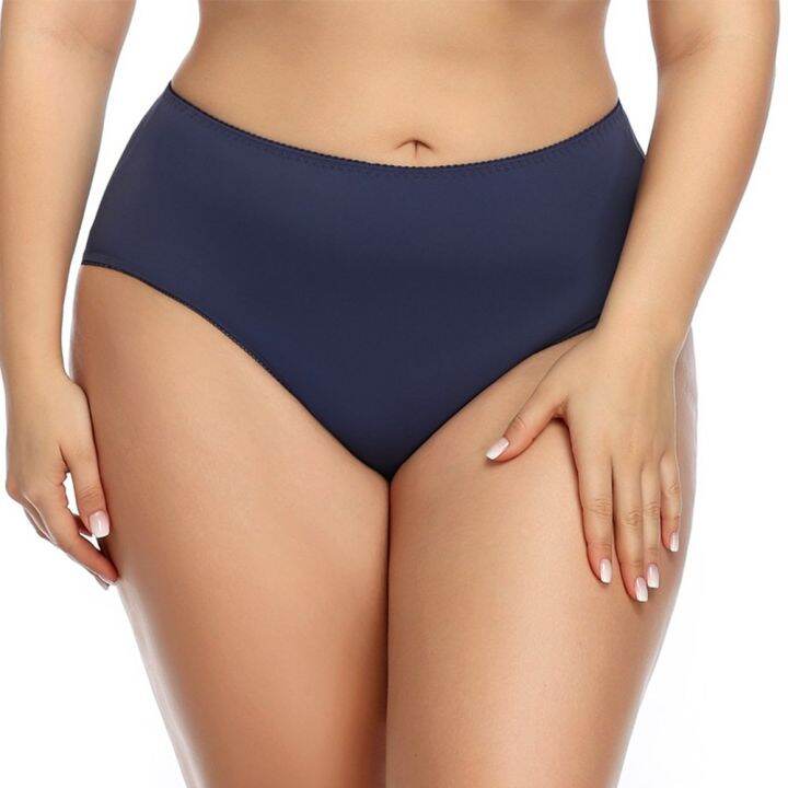 Plus Size Women Panties Bikini Breathable Briefs Lingerie Soft Stretchy Lazada 9432